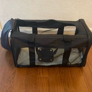 The zipper is a little chewed by my dog when he was little.